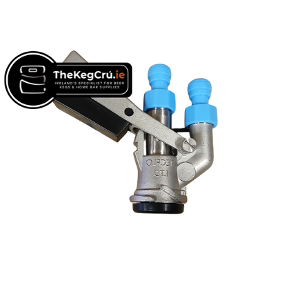 D Type - Tec-Flo - Keg Coupler (Line Fittings Included) - TheKegCru.ie