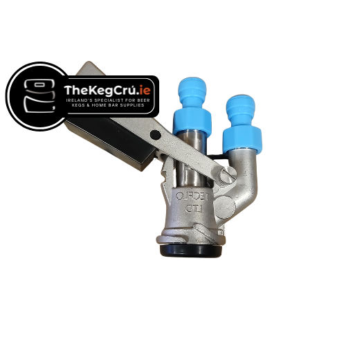 D Type - Tec-Flo - Keg Coupler (Line Fittings Included) - TheKegCru.ie