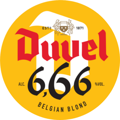 Duvel 6.66 – Belgian Blonde Ale – 6.6% ABV – 20L Keg – Stainless Steel Keg – Nationwide Delivery - TheKegCru.ie