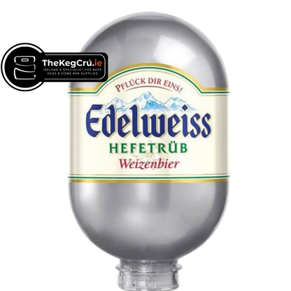Edelweiss Hefetrüb Original Blade Keg -Hefeweizen – 5.3% ABV - 8L Blade Keg - TheKegCru.ie