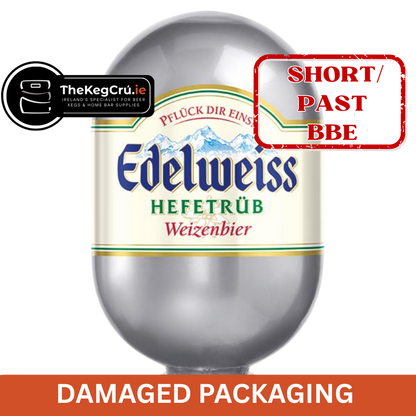 Edelweiss Hefetrüb Original - Blade Keg -Hefeweizen – 5.3% ABV - 8L Blade Keg - TheKegCru.ie