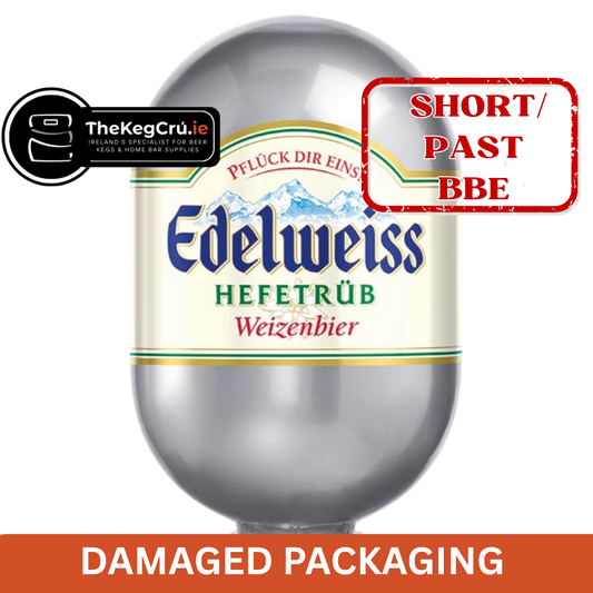Edelweiss Hefetrüb Original - Blade Keg -Hefeweizen – 5.3% ABV - 8L Blade Keg - TheKegCru.ie