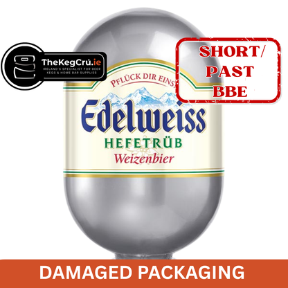 Edelweiss Hefetrüb Original - Blade Keg -Hefeweizen – 5.3% ABV - 8L Blade Keg - TheKegCru.ie