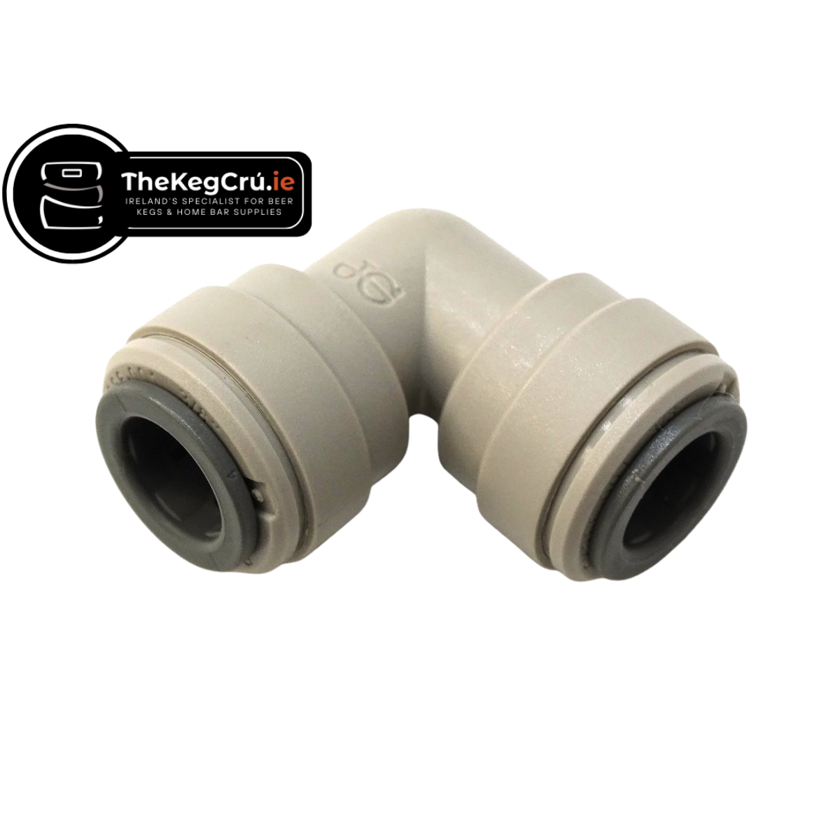 Elbow Connector - 5/16" Push Fit to 5/16" Push Fit - TheKegCru.ie