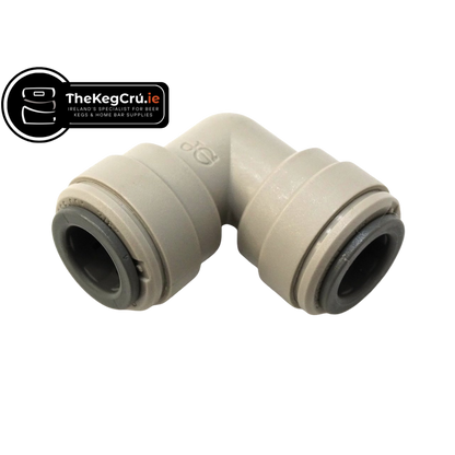 Elbow Connector - 5/16" Push Fit to 5/16" Push Fit - TheKegCru.ie