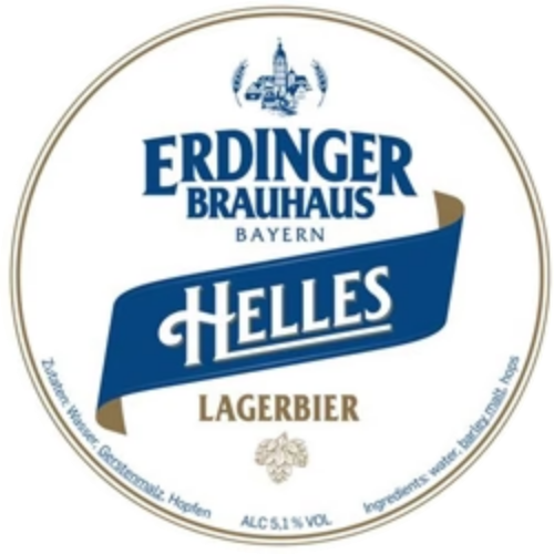 Erdinger - Helles- 30L - Stainless Steel Keg - Erdinger_Brauhaus_Helles