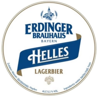 Erdinger - Helles- 30L - Stainless Steel Keg - Erdinger_Brauhaus_Helles