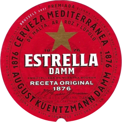 Estrella Damm - Lager - 4.6% ABV - 30L Keg (53 pints) - Stainless Steel Keg - Estrella