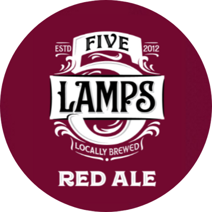 Five Lamps - Red Ale - 30L - Stainless Steel Keg - FiveLampsRedAle