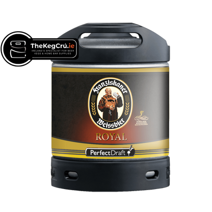 Franziskaner Royal Dunkelweizen PerfectDraft Keg – Wheat Beer – 6% ABV - 6L PerfectDraft Keg - TheKegCru.ie