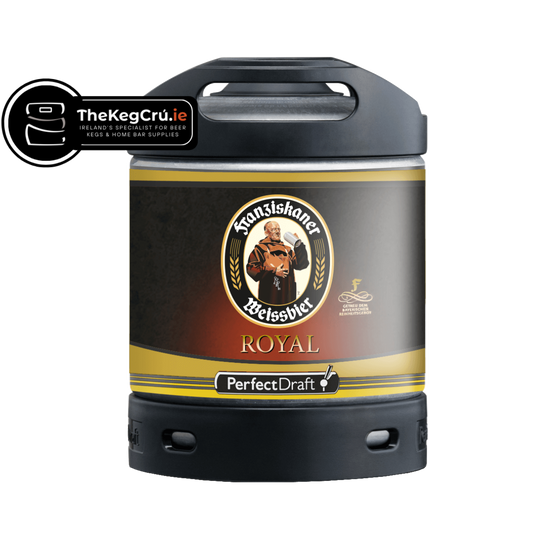 Franziskaner Royal Dunkelweizen PerfectDraft Keg – Wheat Beer – 6% ABV - 6L PerfectDraft Keg - TheKegCru.ie