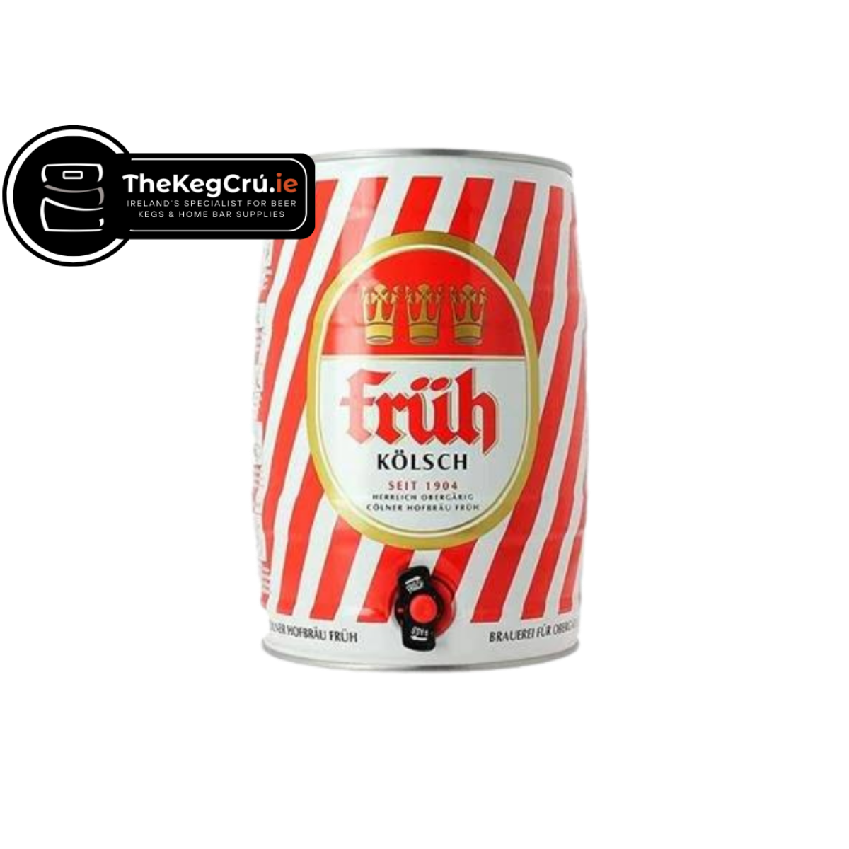 Fruh Kolsch - Lager - 4.8% ABV - 5L Keg - TheKegCru.ie
