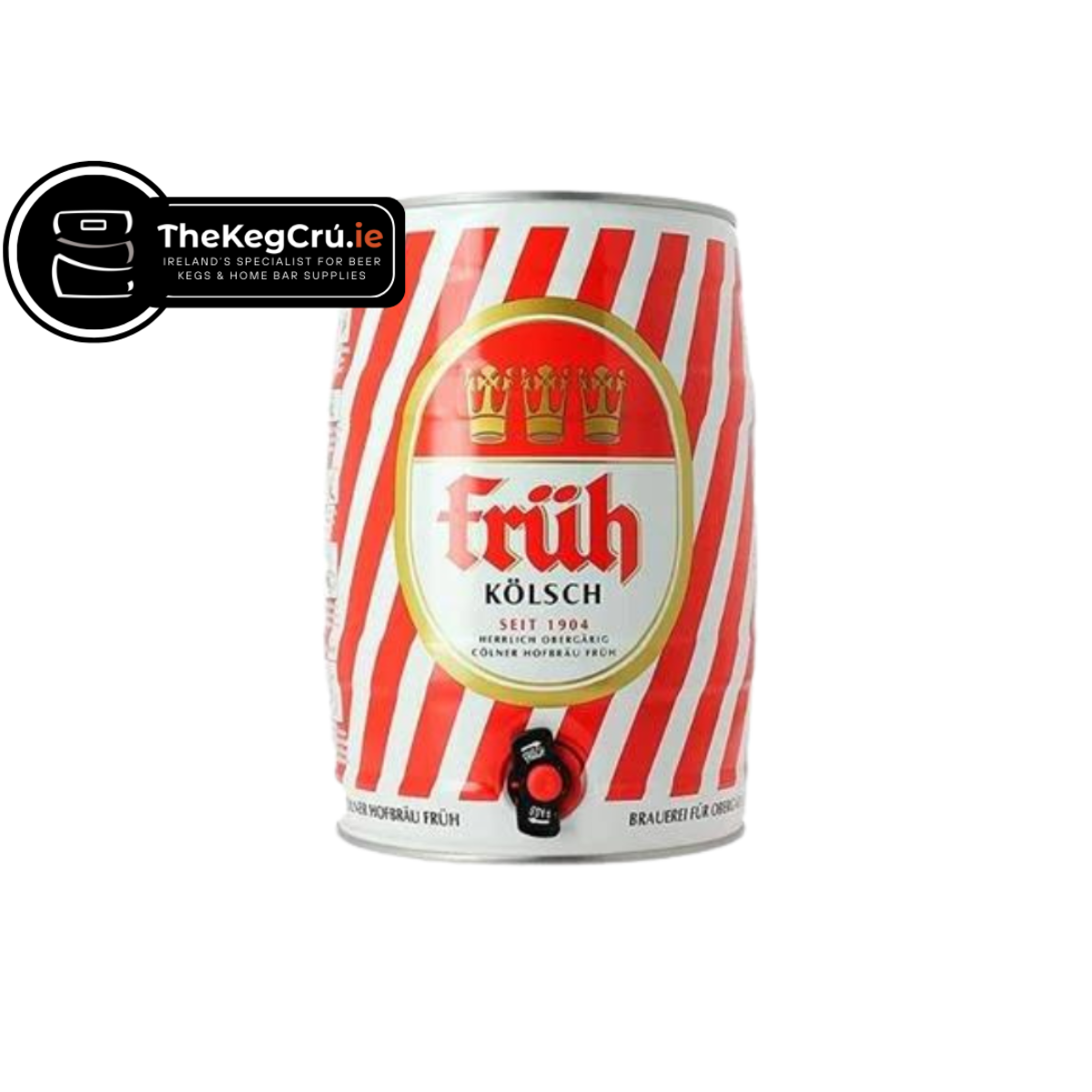 Fruh Kolsch - Lager - 4.8% ABV - 5L Keg - TheKegCru.ie