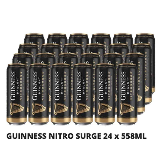 Guinness Nitro Surge Cans 558ml - 24 Pack Of Cans - 4.1% ABV Slab Wholesale Price