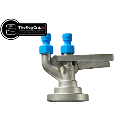 G Type - Tec-Flo Type 1 - Keg Coupler (Line Fittings included) - TheKegCru.ie