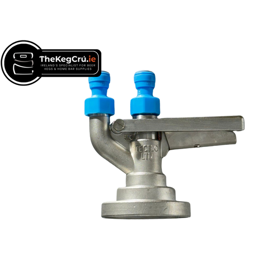 G Type - Tec-Flo Type 1 - Keg Coupler (Line Fittings included) - TheKegCru.ie