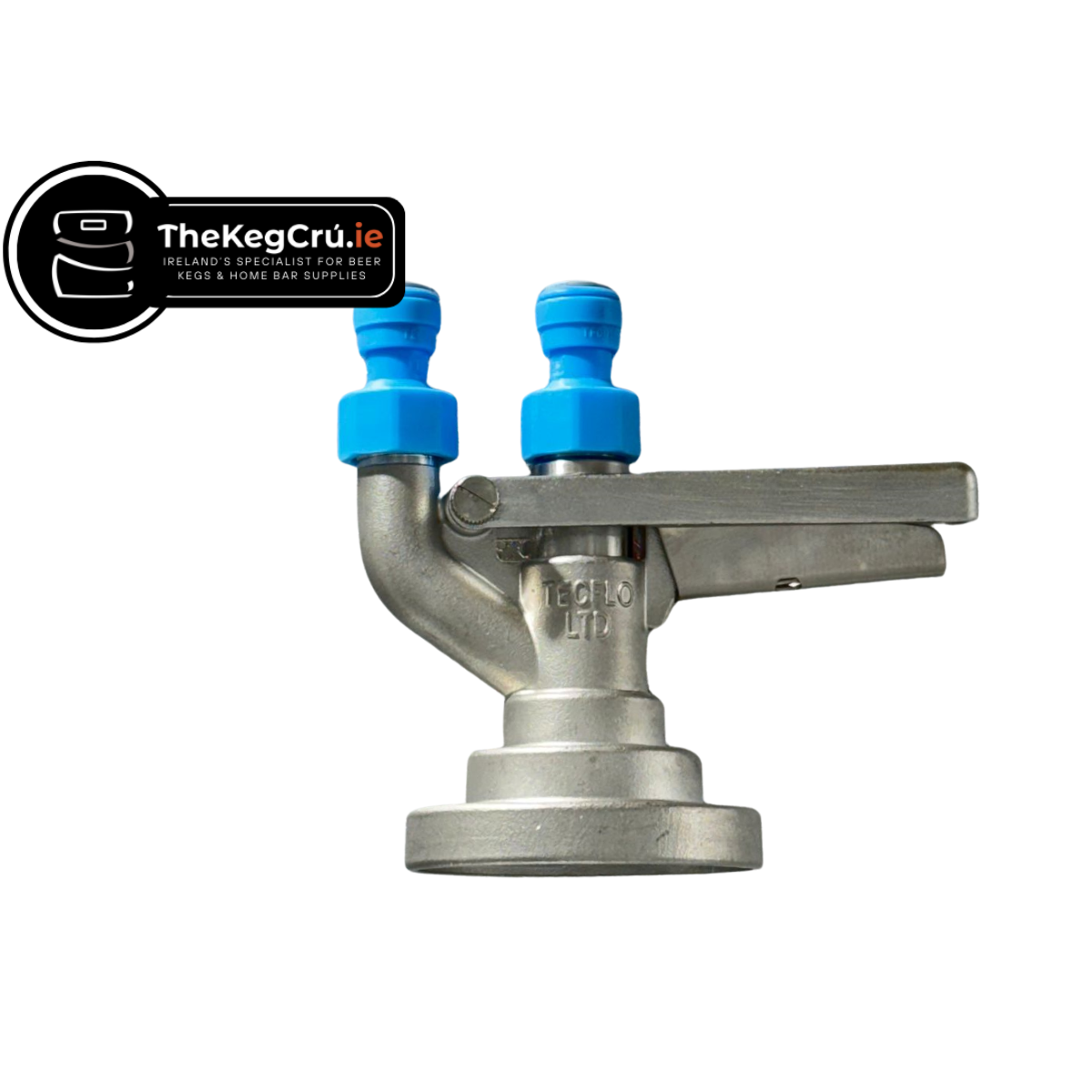 G Type - Tec-Flo Type 1 - Keg Coupler (Line Fittings included) - TheKegCru.ie