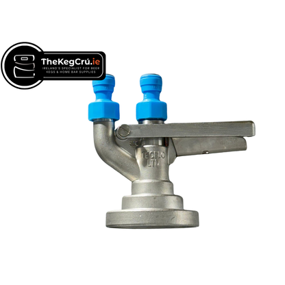 G Type - Tec-Flo Type 1 - Keg Coupler (Line Fittings included) - TheKegCru.ie