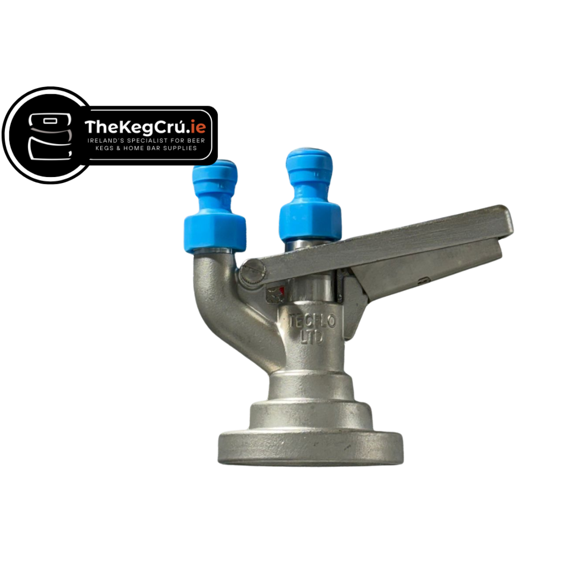 G Type - Tec-Flo Type 1 - Keg Coupler (Line Fittings included) - TheKegCru.ie