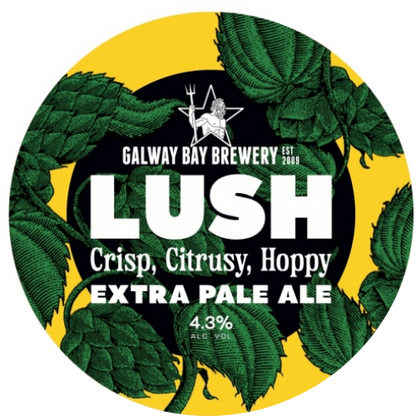 Galway Bay - Lush - Extra Pale Ale - 4.3% ABV - 30L Keg Steel Keg - TheKegCru.ie