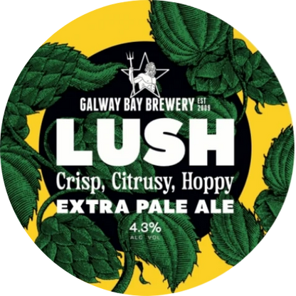 Galway Bay - Lush - Extra Pale Ale - 4.3% ABV - 30L Keg Steel Keg - GalwayBayLush_83ecbf94-9fd8-4c6c-96a4-8e4606e3ca0a