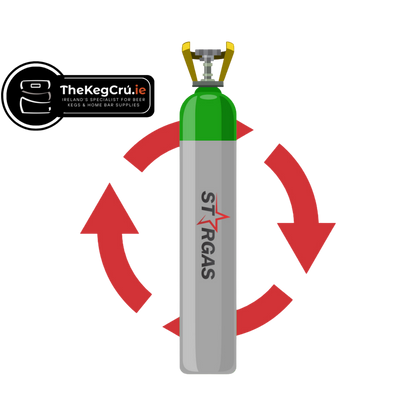 Refill Gas - 50/50 Mix - 10L Gas Cylinder - TheKegCru.ie