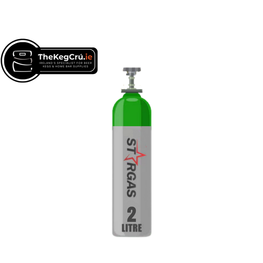 Gas - 75/25 Mix - 2L Gas Cylinder (NEW) - TheKegCru.ie