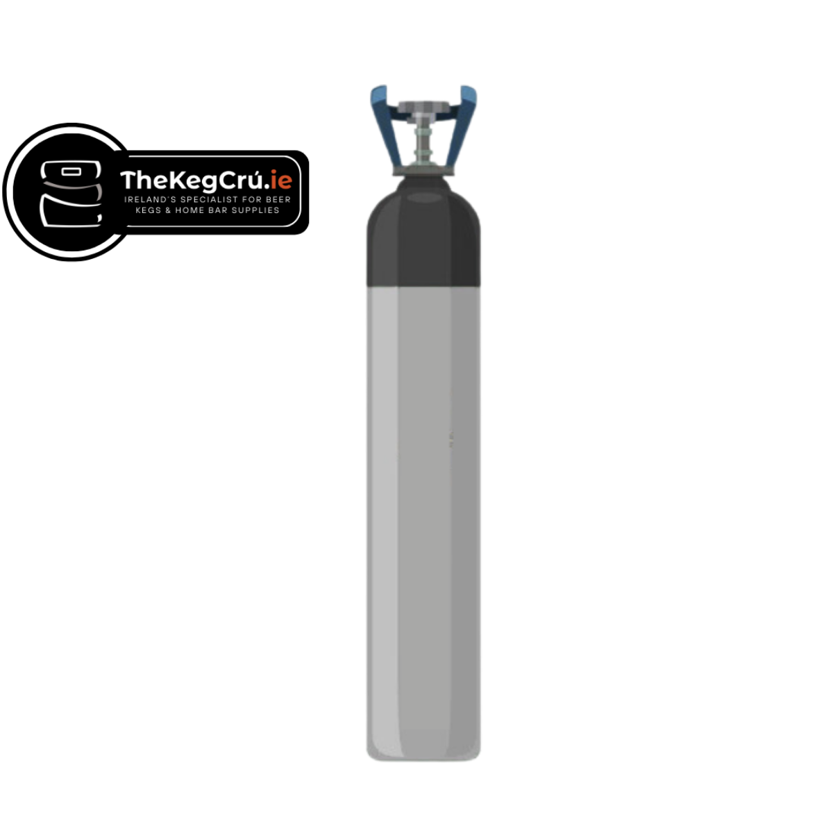 Gas - CO2 - 10L Gas Cylinder (NEW) - TheKegCru.ie