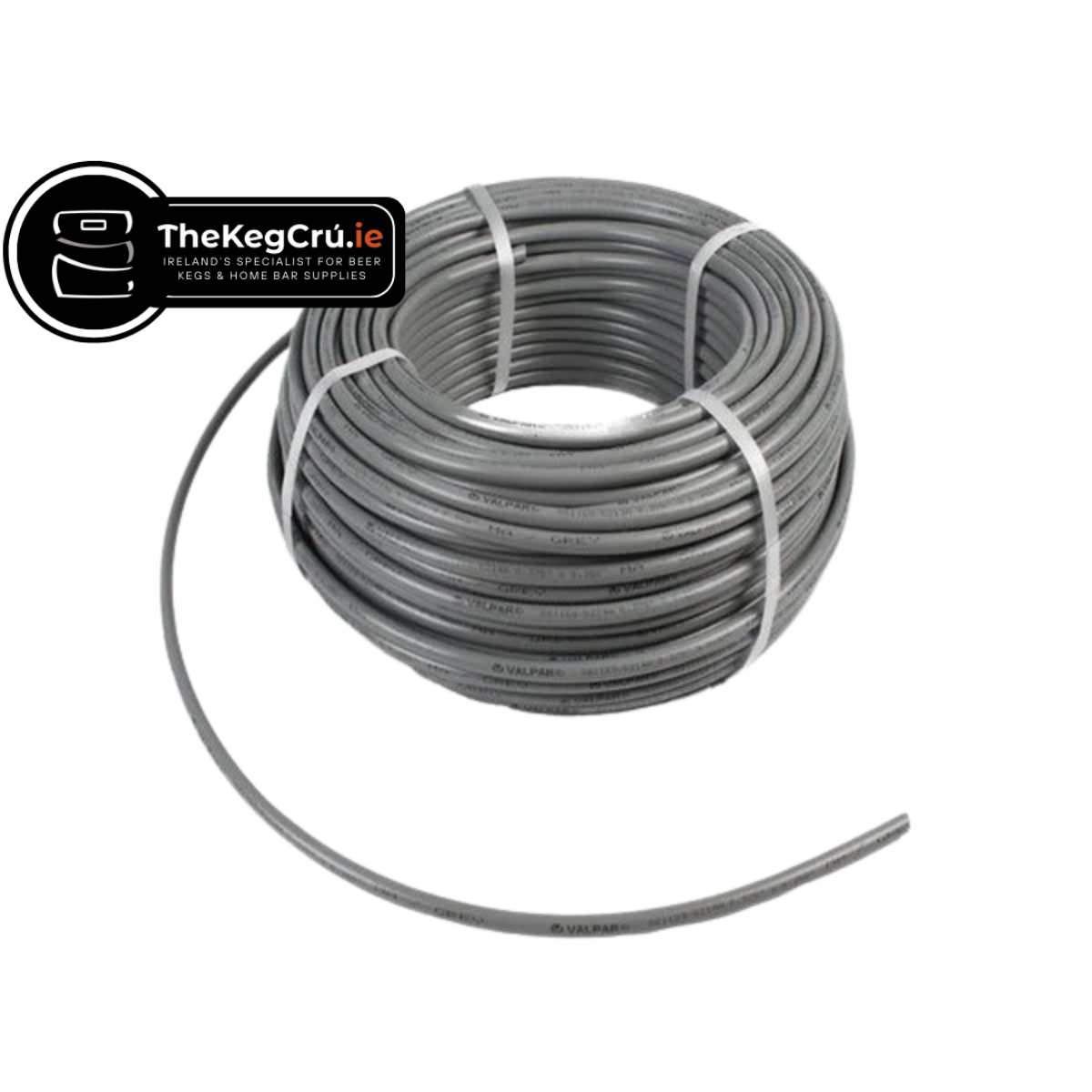 3/8th Gas Line - Sold by the Meter (Grey) - TheKegCru.ie