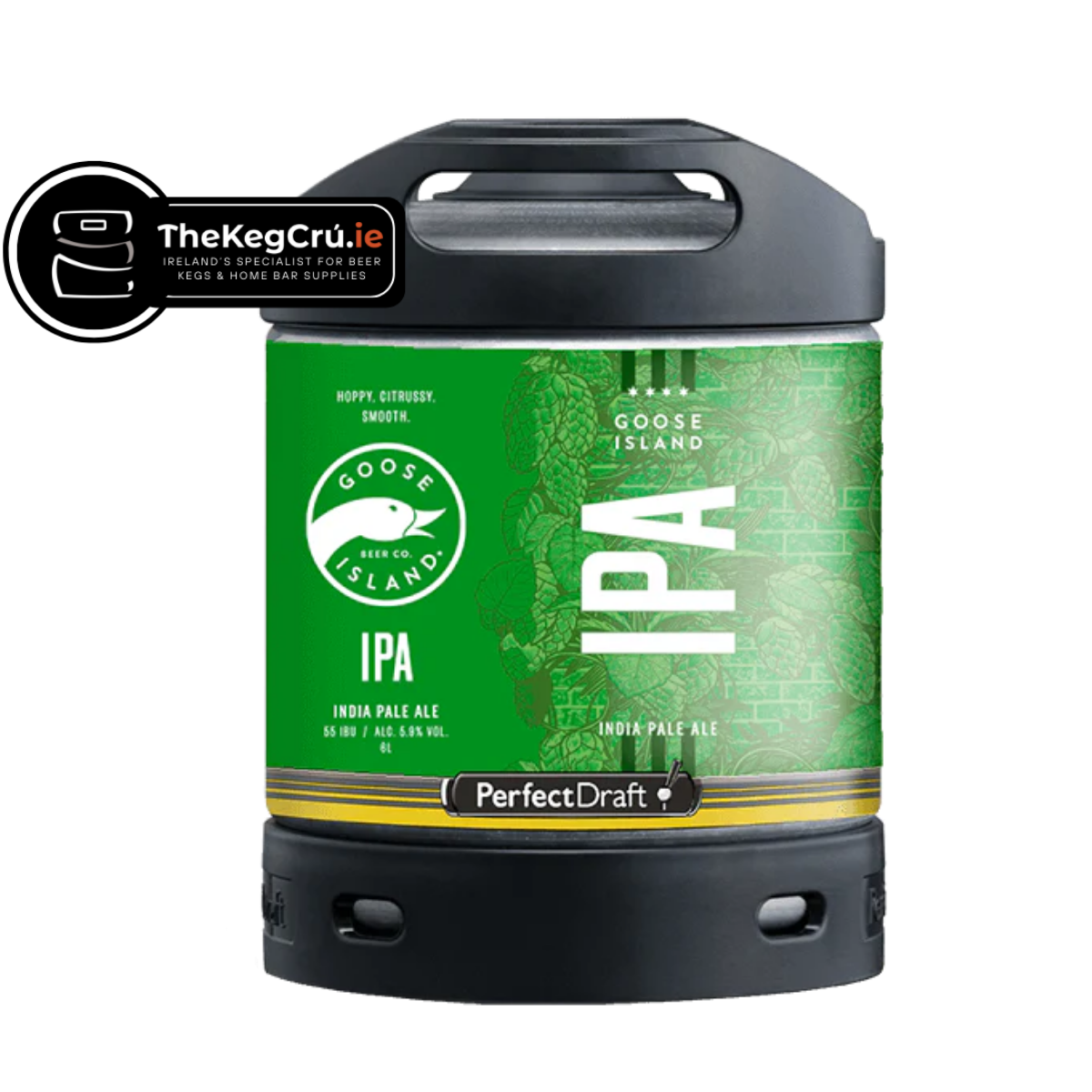 PerfectDraft - Goose Island IPA – IPA – 5.9% ABV - 6L PerfectDraft Keg - TheKegCru.ie