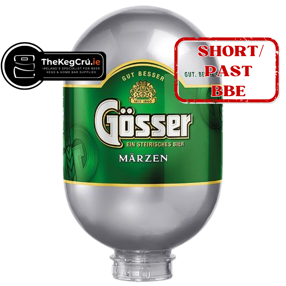 Gosser Marzen - Blade – Lager – 5.2% ABV - 8L Blade Keg - TheKegCru.ie