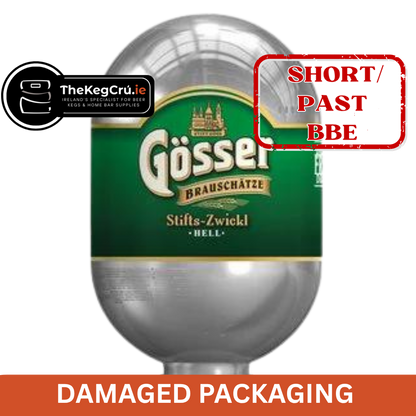 Gosser Stifts-Zwickl Hell - Blade – Lager – 5.2% ABV - 8L Blade Keg - TheKegCru.ie