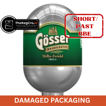 Gosser Stifts-Zwickl Hell - Blade – Lager – 5.2% ABV - 8L Blade Keg - TheKegCru.ie