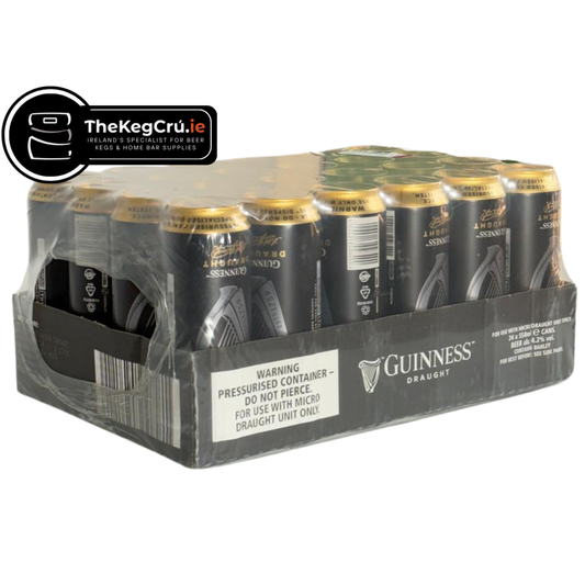 Guinness Micro Draught – Stout - 4.2% ABV – Slab (24 Cans) - TheKegCru.ie