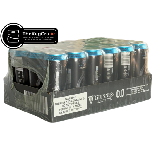 Guinness Micro Zero – Stout - Alcohol Free – Slab (24 Cans) - TheKegCru.ie