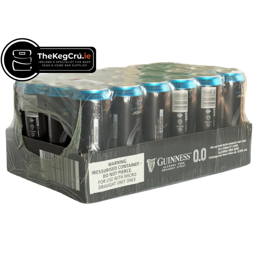 Guinness Micro Zero – Stout - Alcohol Free – Slab (24 Cans) - TheKegCru.ie