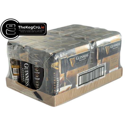 Guinness Nitro Surge – Stout -  4.2% ABV – Slab (24 Cans) (6 Cans x 4)