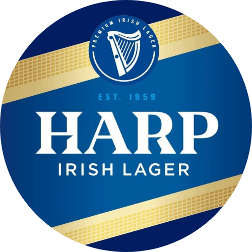 Harp - Lager Pale - 4.5% ABV - 50L Stainless Steel Keg - TheKegCru.ie