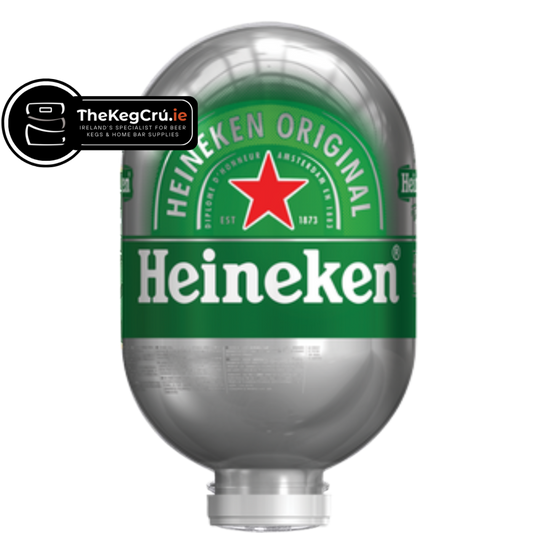 Heineken Blade Keg – Lager – 5% ABV - 8L Blade Keg - TheKegCru.ie