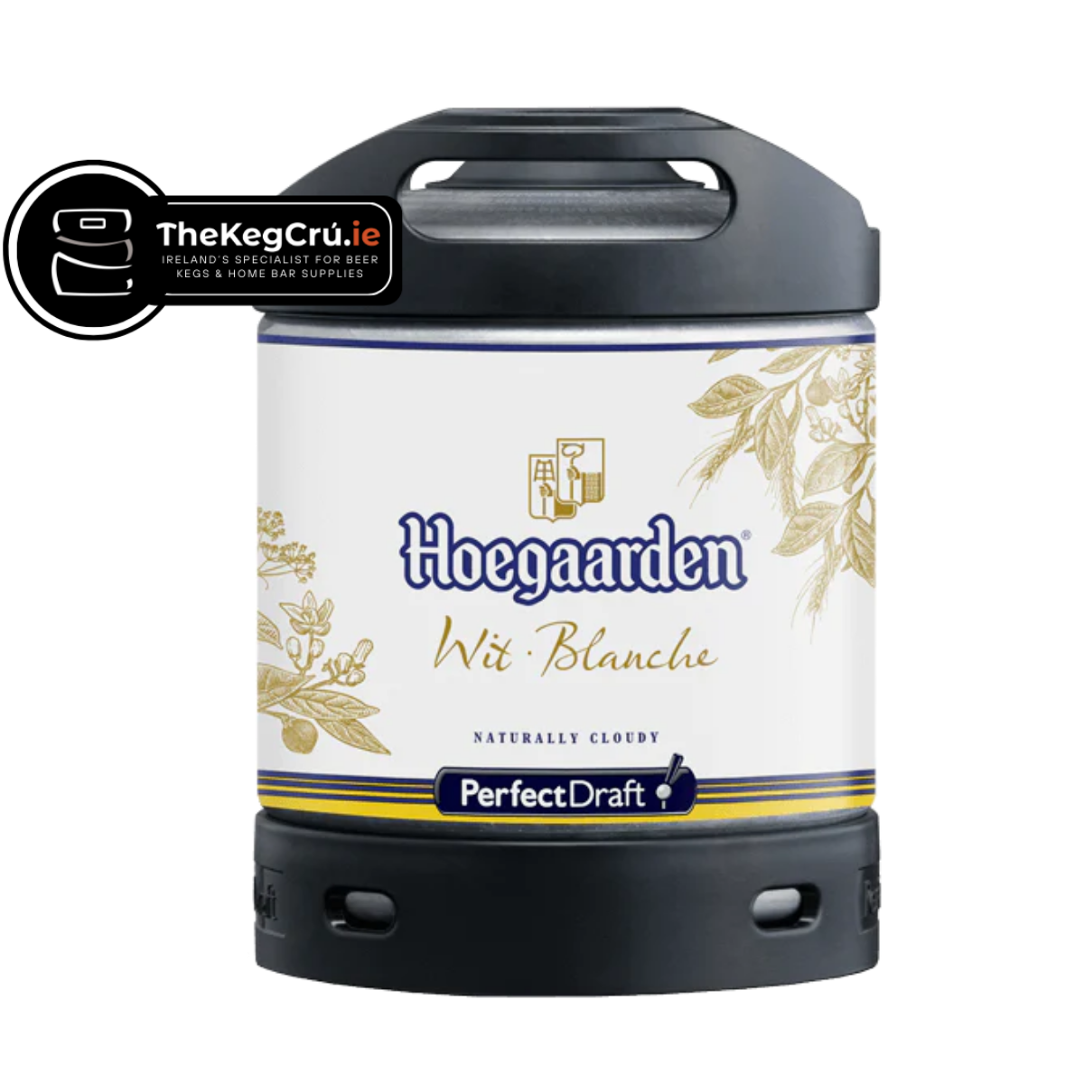 Hoegaarden Wit Blanche PerfectDraft Keg – Wheat Beer – 4.9% ABV - 6L PerfectDraft Keg - TheKegCru.ie