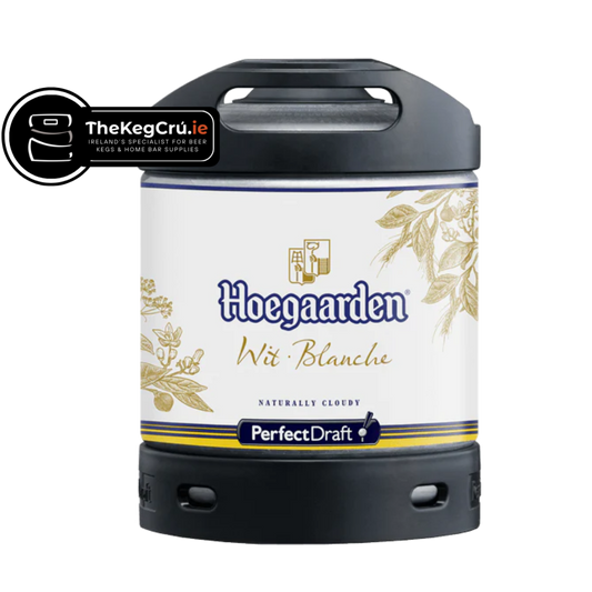 Hoegaarden Wit Blanche PerfectDraft Keg – Wheat Beer – 4.9% ABV - 6L PerfectDraft Keg - TheKegCru.ie