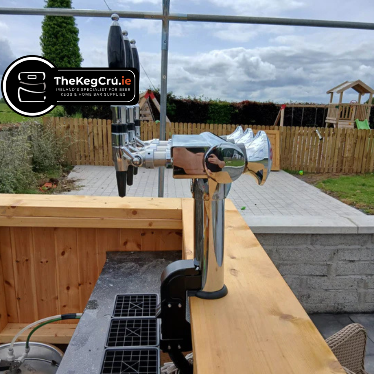 Triple Tap - Home Bar - Custom Tap (Lagers and Nitro beers) - TheKegCru.ie