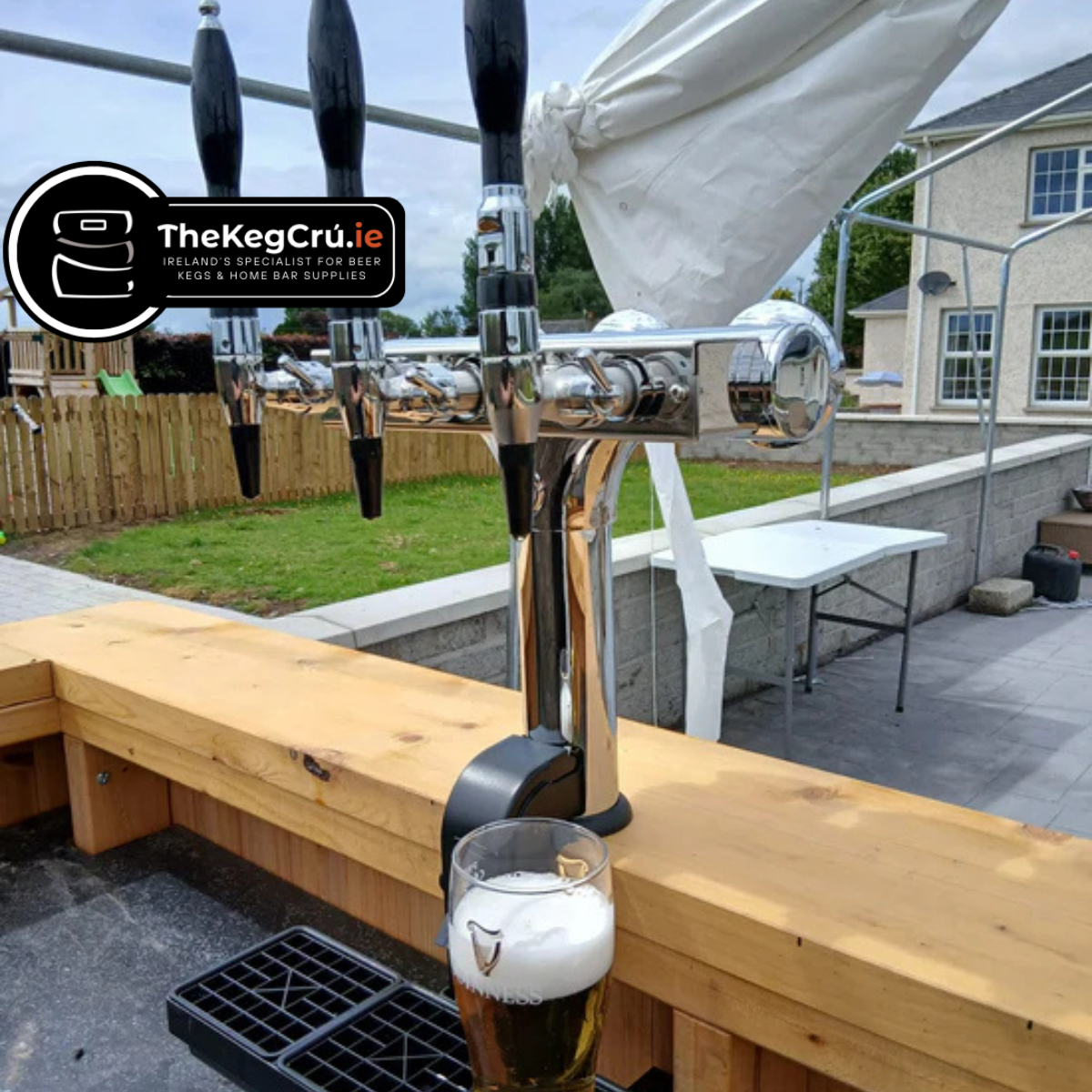Triple Tap - Home Bar - Custom Tap (Lagers and Nitro beers) - TheKegCru.ie