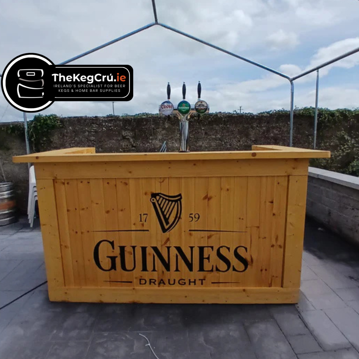 Triple Tap - Home Bar - Custom Tap (Lagers and Nitro beers) - TheKegCru.ie