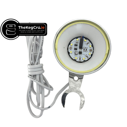 Illuminated Medallion - Short - Fish Eye Badge Holder - TheKegCru.ie