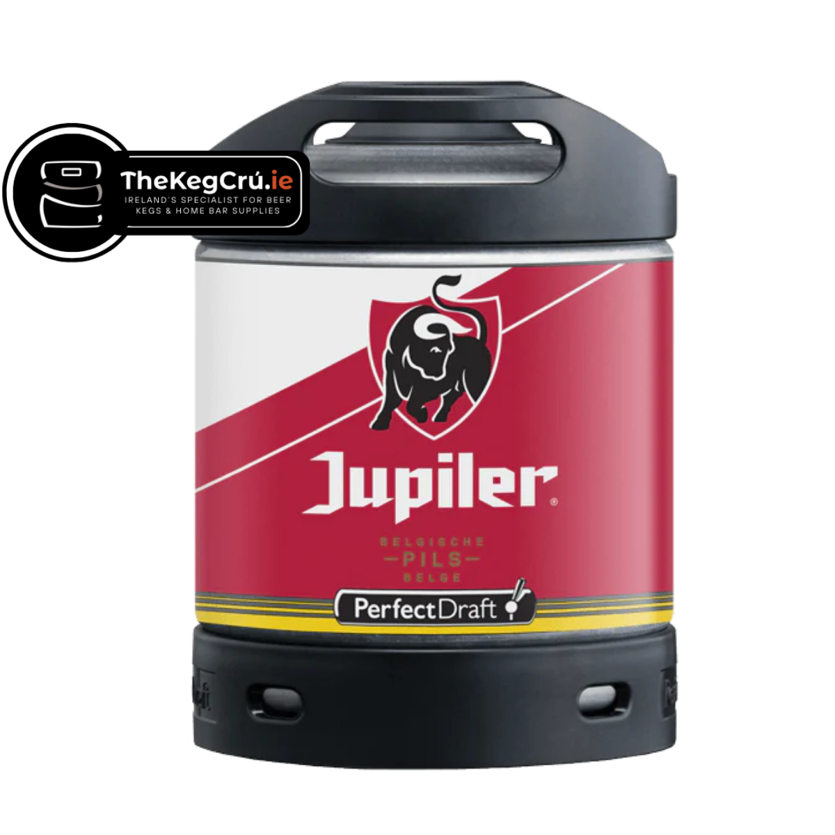 Jupiler Pils PerfectDraft Keg – Lager – 5.2% ABV - 6L PerfectDraft Keg - TheKegCru.ie
