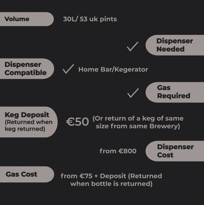 Brewmaster - Red Ale - 4.2% ABV - Stainless Steel Keg - TheKegCru.ie