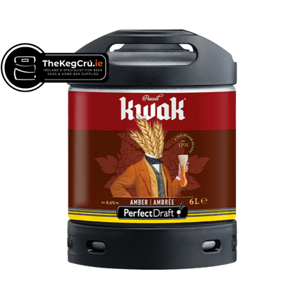 Kwak Amber PerfectDraft Keg – Amber Ale – 8.4% ABV - 6L PerfectDraft Keg - TheKegCru.ie