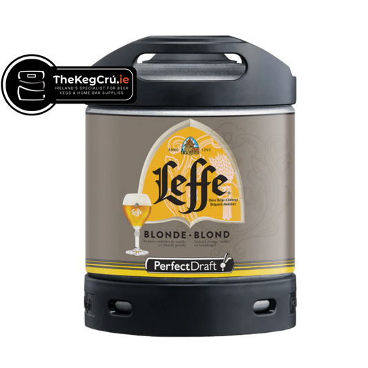 Leffe Blonde PerfectDraft Keg – Blonde Ale – 6.0% ABV - 6L PerfectDraft Keg - TheKegCru.ie