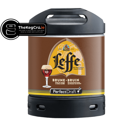 PerfectDraft - Leffe Brune – Brown Ale – 6.5% ABV - 6L PerfectDraft Keg - TheKegCru.ie